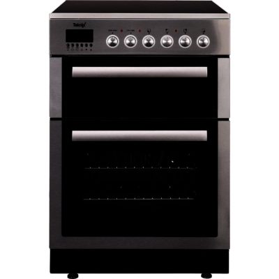 Teknix TK61DCX 60cm Double Oven Electric Ceramic Cooker in Stainless Steel with 5 Year Parts & Labour Guarantee Teknix TK61DCX 60cm Double Oven Electric Ceramic Cooker in Stainless Steel with 5 Year Parts & Labour Guarantee